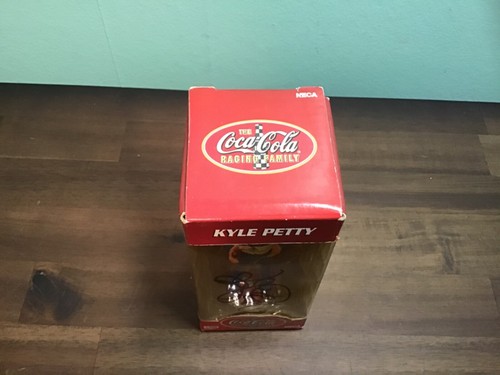 Signed New COCA-COLA RACING FAMILY Kyle Petty NASCAR #45 BOBBLE HEAD 4.5" 2002 - Picture 2 of 7