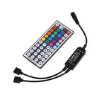 Dual Port Remote Controller for 5050 SMD RGB LED Strip Light 4 PIn DC 12V 44 Key