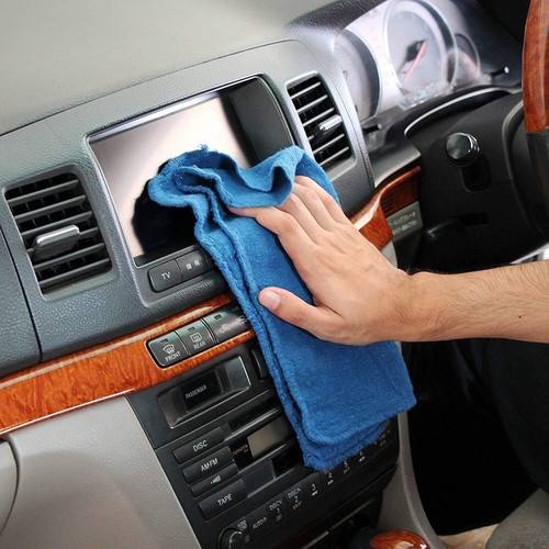 Asciugamani da negozio pesanti SAMS confezione da 100"" X 14"" qualità premium, 100% cotone - - Foto 2 di 6