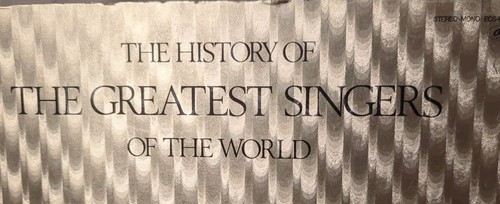 History Of The Greatest Singers Of The World Vol. 1 Vinyl LP Set Japan ECS660013 - Picture 2 of 24