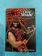 "Macho Man" Randy Savage, 1998 Wrestling Sticker. nWo/wcw