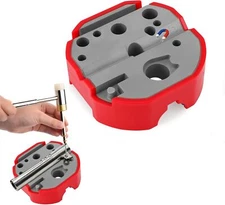 Universal Bench Block with Non-Marring, Magnetic Bench Block Armorers with Multi