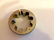 Professionally reground Regal HSS ( 1" 1/2"-  18) Die ( 2 1/2" O.D.)