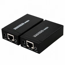 HDMI Extender Over Single CAT5E CAT6 Ethernet Network Cable 1080P IR Repeater