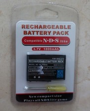 Rechargeable battery pack compatible NDS lite