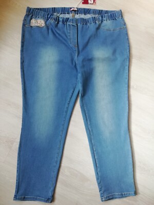 Gr. 56-58(60) / L30 Joe Browns Jeans-Jeggings Power-Stretch helle Waschung  blau