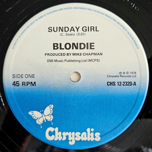 NEW WAVE / SYNTH-POP - BLONDIE - SUNDAY GIRL / I KNOW BUT I DON'T KNOW - IMPORT - Picture 3 of 4