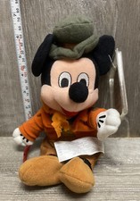 The Disney Store Bob Cratchit Mickey Mouse Mini Plush Bean Bag Figure 8" Beanie
