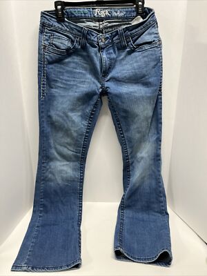 Women's Jeans Size 30x32 Wranglers Rock 47 Ultra Low Rise Boot