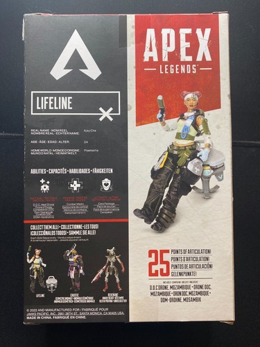 Apex Legends LIFELINE #18 6” Action Figure Jakks Pacific NEW SEALED - Foto 2 di 13