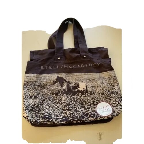 Stella McCartney Cloth Horse Print Tote Bag - Picture 3 of 3