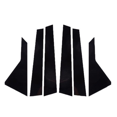 Cubierta de moldura negra para poste de pilar de ventana para accesorios de sedán Genesis G80 2015~2022 - Imagen 6 de 11