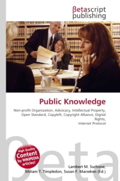 Lambert M. Surhone (u. A.) | Public Knowledge | Taschenbuch | Englisch