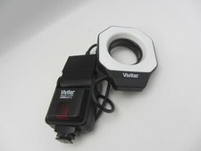 Vivitar Macro Flash Ring 6000AF C Canon Electronic Flash Unit - Tested Working