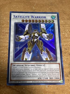 satellite deck yugioh Yugioh LDS3-EN121 Satellite Warrior BLUE Ultra Rare 1ST EDITION