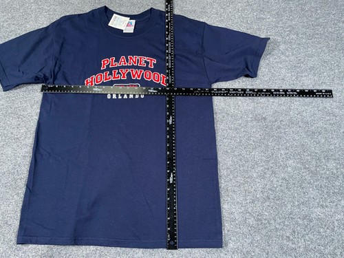 VTG Y2K Planet Hollywood Orlando Florida T-Shirt Adult Large Dark Blue w/ Tags - Picture 6 of 8