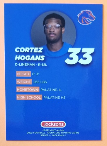 2022 Boise State Series 1 Football Cards - You Pick your Card Complete your Set  - Bild 79 von 203