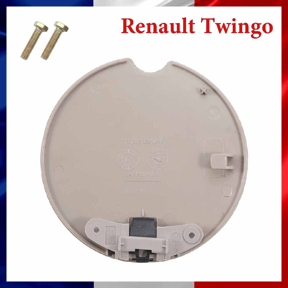 Trappe à carburant pour Renault Twingo 1 Phase 1 et 2 en ABS noir brut