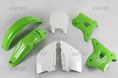 Kit plastique UFO motocross Kawasaki KX 125/250 1994 - 1995 vert origine - Photo 1/1
