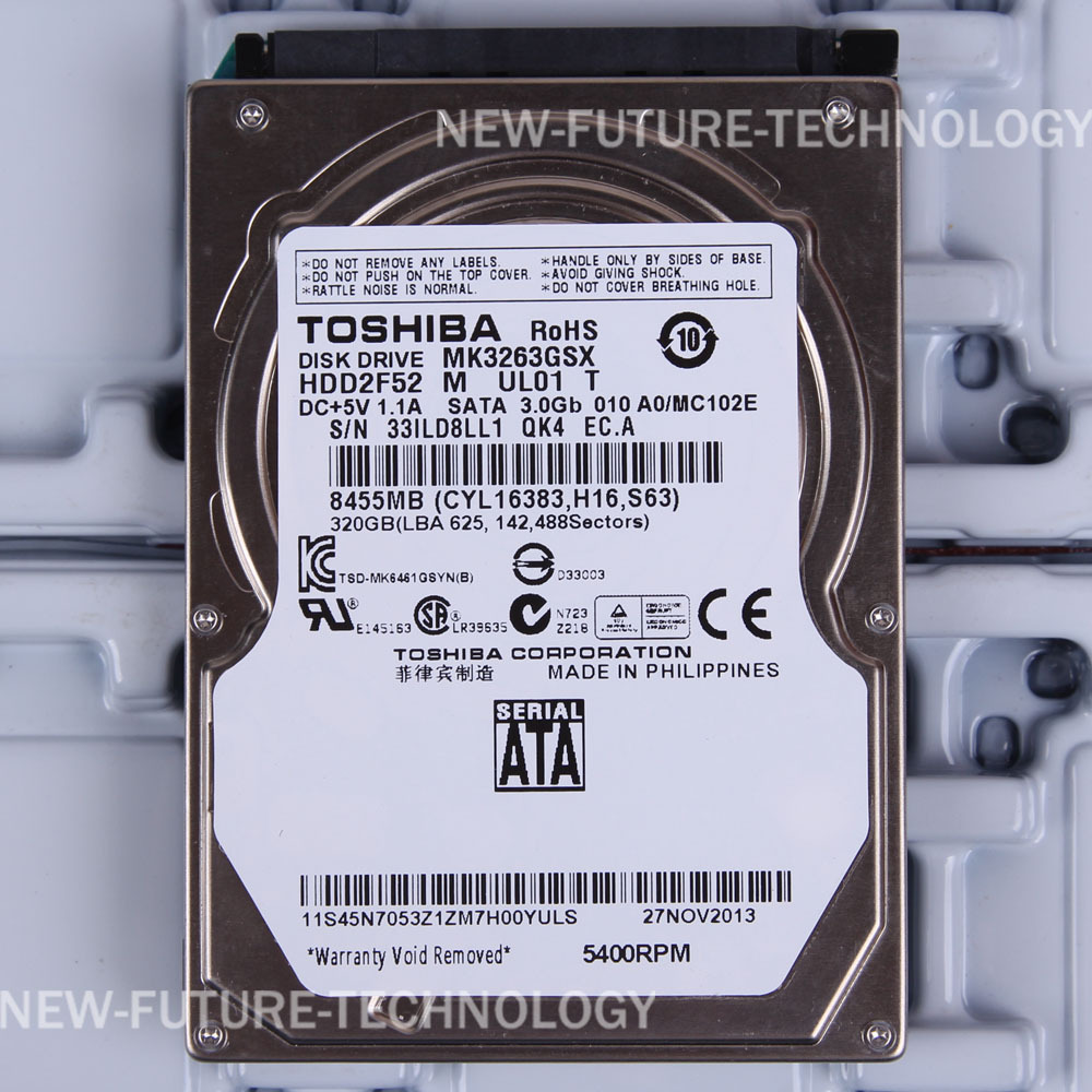 TOSHIBA (MK3263GSX) 320 GB HDD 2.5 TOSHIBA (MK3263GSX) 320 GB HDD 2.5