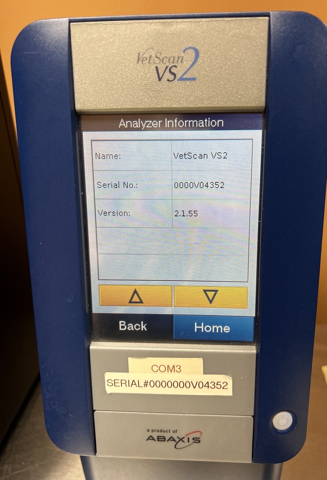 Abaxis Zoetis Vetscan VS2 Chemistry Analyzer Grelly UK