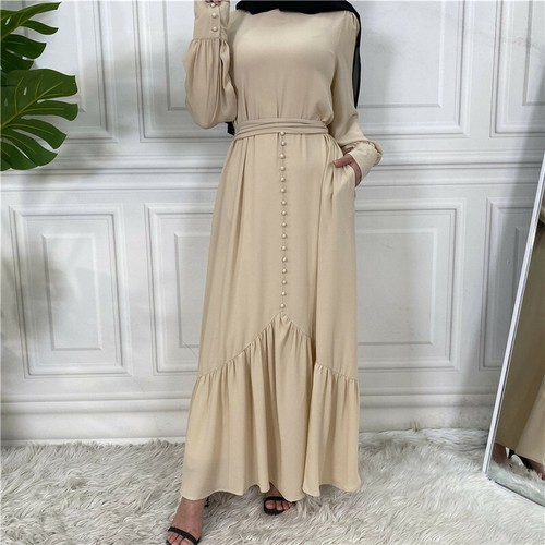 Ramadan Women Muslim Abaya Kaftan Long Maxi Dress Party Abaya Islamic Arab Gown - Picture 187 of 376