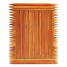 75 Pcs Double Pointed Knitting Needles Set, BetyBedy Carbonized 75, Brown 