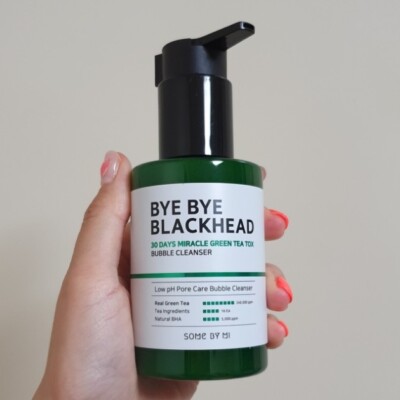 SOME BY MI Bye Bye Blackhead 30 Days Miracle Green Tea Bubble Cleanser 120g KOR