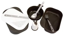 Red Rock Outdoor Gear 8 Piece Mess Kit Includes: Metal Knife, Spoon/Fork; Bowl