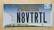 PLACA DE TOCADOR MONTANA "N8VTRTL" TORTUGA NATIVA TORTUGAS CAPARAZÓN DE TORTUGA
