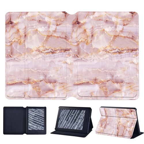 Printed Leather eReader Stand Cover Case -For Amazon Kindle/Paperwhite 1 2 3 4 5 - Afbeelding 10 van 39