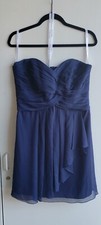 David's Bridal Dress, Sweetheart Neckline, Navy Blue, Size 12