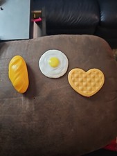 Unbrabded Play Toy Breakfast Food- 3 Pieces