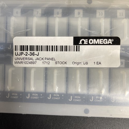 Omega Universal Jack Panel UJP-2-36-J 36 Rackmount Type J FAST USA SHIPPING! - Picture 10 of 16