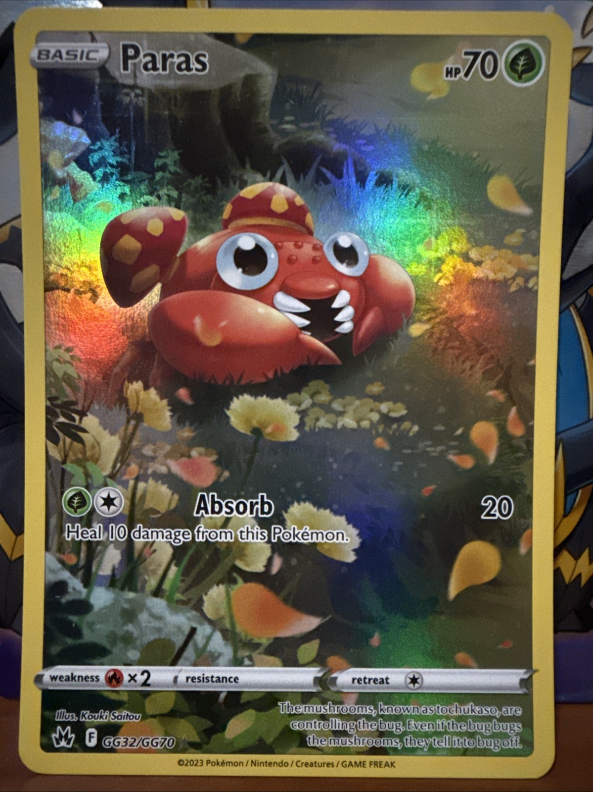Paras GG32/GG70 SWSH: Crown Zenith: Galarian Gallery Holo