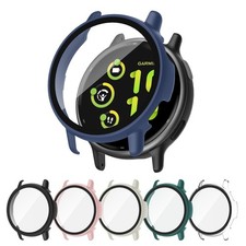 6-Pack Protective Case for Garmin Vivoactive 5  Tempered Glass Screen Protector