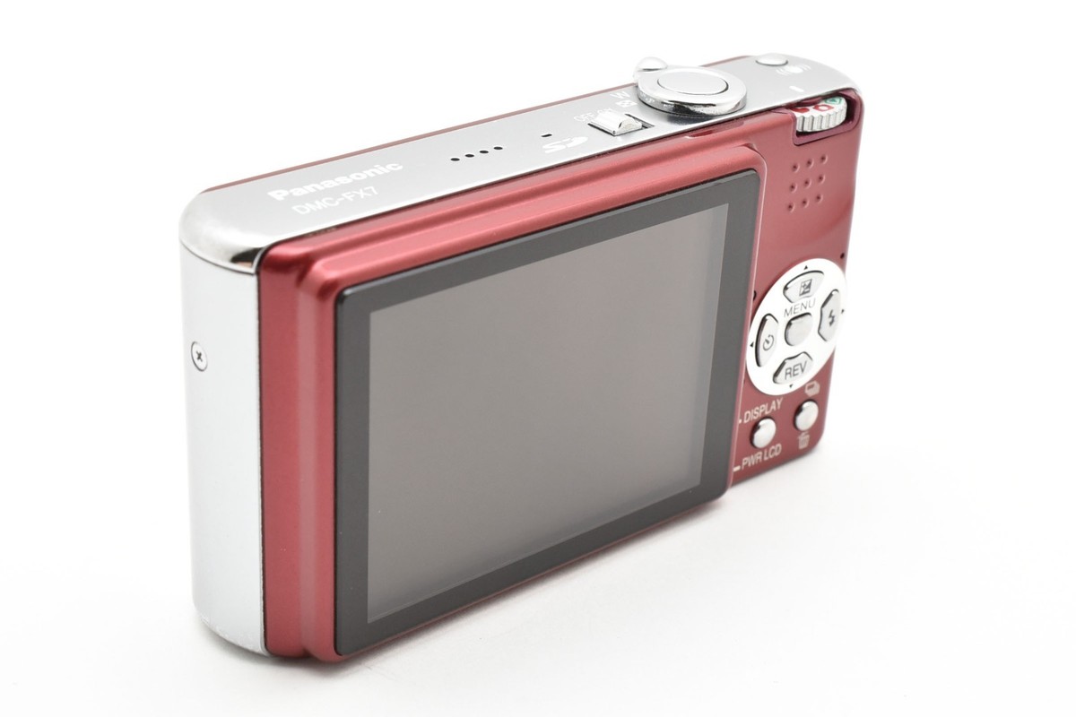 Panasonic LUMIX DMC-FX7 (良品） Panasonic Lumix DMC-FX7 Digital Camera 5MP red with Battery