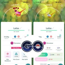 Pok mon Go - Shiny Dynamax Latias - TRADE or Mini PTC 80k Stardust