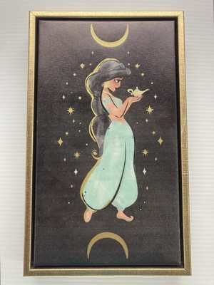 Disney Parks Princess Jasmine 12 X 7 Canvas Wall Print Decor