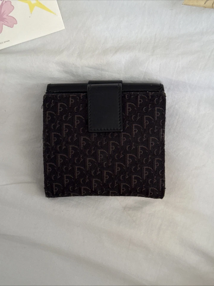 Cartera Christian Dior de cuero negra vintage Foto 2 de 4