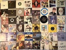 Intera collezione di 45 giri di Elton Jonn 40 dischi originali anni 70/80/90