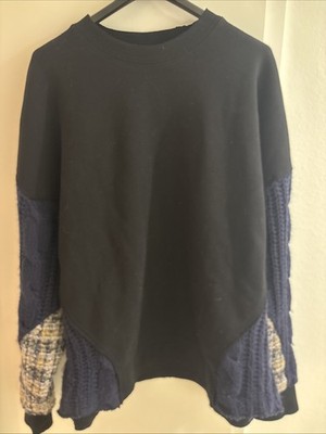 Andersson Bell Knit Crew Neck Sweater Men s Mixed Pattern Size L