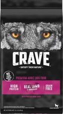 Crave High Protein Real Lamb Adult Grain-Free Dry Dog Food, 22-lb bag