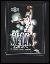 1999-00 Lamar Odom Rookie Card - Skybox Metal Heavy Metal - #151 LA Clippers. rookie card picture