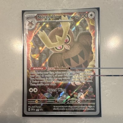 Noctowl 141 Pokemon TCG SV Scarlet & Violet Promo Holo Pokemon Center Exclusive