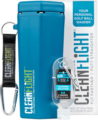 Premium Golf Ball Washer-Portable Cleaner for Golf Bag or Cart-Best Golf Accesso