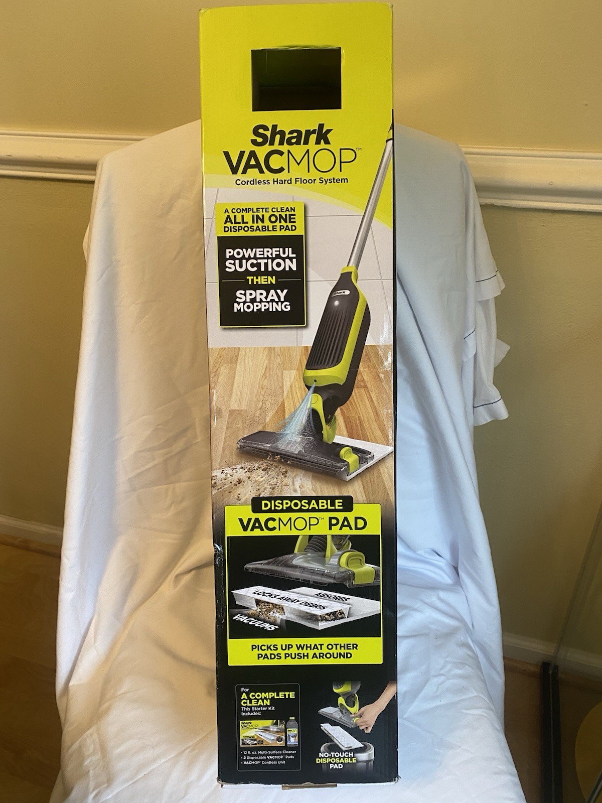 Shark VACMOP Cordless Hard Floor System w/ Disposable Microf