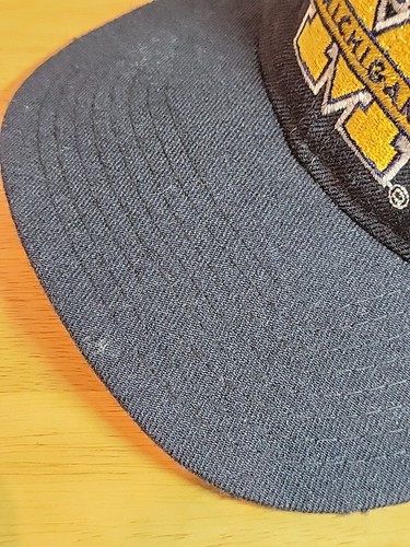 Vtg University of Michigan Wolverines Starter The Right Hat Cap 90s Wool See Des - Picture 14 of 15