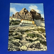 DOLOMITI RIFUGIO AURONZO DELLE TRE CIME LAVAREDO CARTOLINA A COLORI