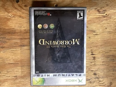 Elder Scrolls III Morrowind 3 Xbox Platinum Hits COMPLETE W/ Manual & Map
